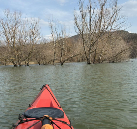 Каяк приключение из язовир Тополница